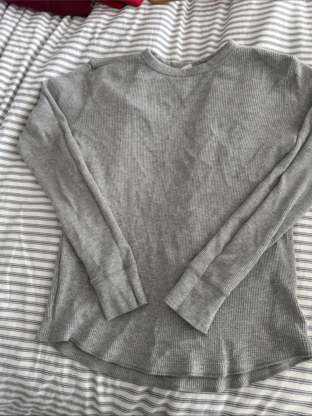 Gray Thermal Long-Sleeve Top men’s extra small